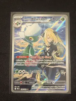 Cynthia's Roserade 184/182 Sv10: Destined Rivals Holo Pokemon Card - Ungraded - Image 2