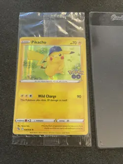 Pokemon/Pokemon GO Prerelease Pikachu Holo Foil Promo Card #028/078 Sealed - Image 1
