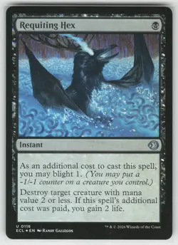 MTG Requiting Hex Foil Lorwyn Eclipsed #116 NM Pack Fresh - Image 1