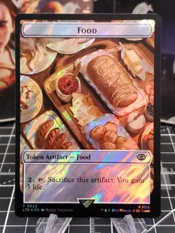 FOIL MTG SMAUG / FOOD Token SURGE FOIL T 0020/0022 Lord of the Rings NM - Image 2