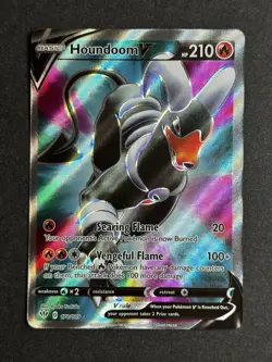 Houndoom V 178/189 Darkness Ablaze Full Art Ultra Rare Pokemon TCG NM/MINT - Image 1
