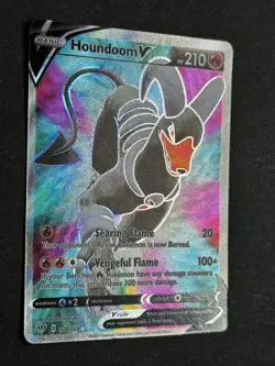 Houndoom V 178/189 Darkness Ablaze Full Art Ultra Rare Pokemon TCG NM/MINT - Image 4