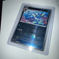 Vaporeon PSA 10 - 134/165 - Master Ball Reverse Holo - Japanese 151 - Pokemon - Image 1