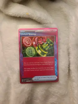 Pokemon TCG Unfair Stamp Scarlet & Violet-Twilight Masquerade 165/167 Holo... - Image 1