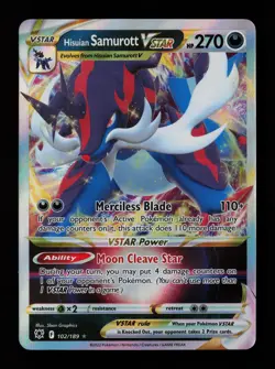 Hisuian Samurott VSTAR 102/189 Ultra Rare SWSH10: Astral Radiance Pokemon Card - Image 1