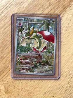 Pokemon TCG Flapple 210/191 Surging Sparks Holo Illustration Rare Full Art NM - Image 1