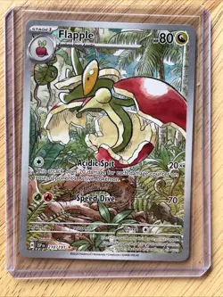Pokemon TCG Flapple 210/191 Surging Sparks Holo Illustration Rare Full Art NM - Image 2