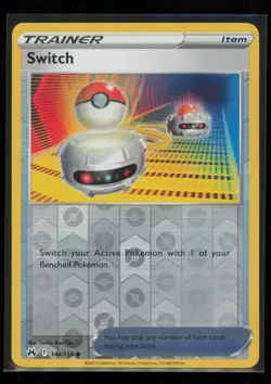 Switch 144/159 Pokemon Crown Zenith Common Near Mint Reverse Holo - Image 1
