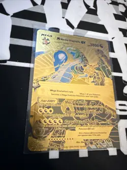 Pokemon TCG - Mega Mecha Dragonite EX Gold Foul Fan Art: (5/15) - Image 1