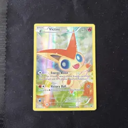 Pokemon TCG - Victini - XY117 Mythical Collection Full Art - Black Star Promo LP - Image 2