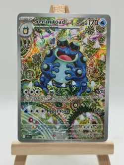Seismitoad 105/086 Black Bolt Illustration Rare Pokemon TCG - Image 1
