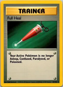 (B40) Pokemon | Base Set | Full Heal | 082/102 | Normal | LP - Image 1