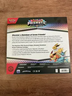 Pokemon TCG Scarlet & Violet Prismatic Evolutions Poster Collection - Image 2