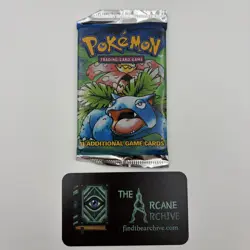 1999 Pokemon Base Set Unlimited Venusaur Art Booster Pack, 20.55g Vintage - Image 2