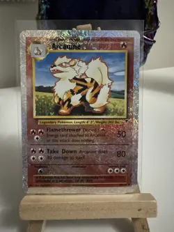 Pokemon TCG Arcanine Reverse Holo 30/110 Legendary Collection MP - Image 3