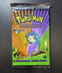 1st Edition UNWEIGHED WOTC Pokemon Gym Challenge - SABRINA ART Pack - FROM BOX - Image 1