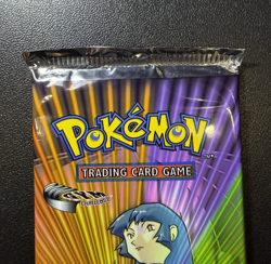 1st Edition UNWEIGHED WOTC Pokemon Gym Challenge - SABRINA ART Pack - FROM BOX - Image 2