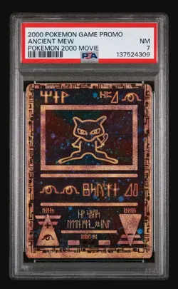 ANCIENT MEW PSA 7 NM GRADED POKEMON 2000 MOVIE - Image 1