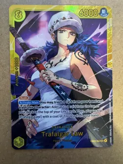 One Piece TCG - Trafalgar Law ENGLISH EB03-062 HEROINES SEC Near Mint - Image 1