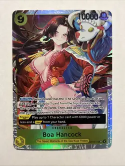 Boa Hancock OP14-112 SR The Azure Sea’s Seven Foil One Piece TCG English NM - Image 1