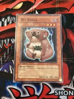 Des Koala Yugioh Card 1st Edition 5DS2-EN011 VLP - Image 1