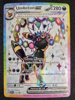 Umbreon ex 176 Black Star Promo Pokemon Card Prismatic Evolutions - Image 1