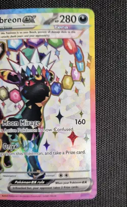 Umbreon ex 176 Black Star Promo Pokemon Card Prismatic Evolutions - Image 2