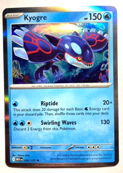 Pokemon Kyogre Rare + FREE extra Rare card! - Image 1