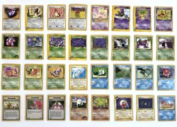 Pokemon TCG 1st Edition Lot 32 Cards including Farfetch’d, Porygon and more - Image 1
