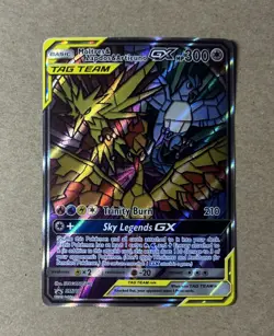 2019 Pokemon Moltres Zapdos Articuno Black Star Promo Holo Card SM210 - Image 1