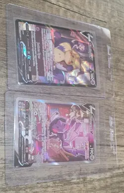 Lot Of 2 Pokemon Cards Mimikyu Genesect - Image 1
