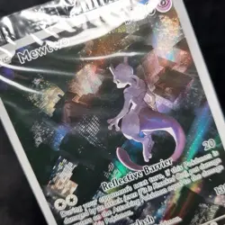 Pokemon Sealed TCG SVP 052 Mewtwo & 053 Mew EX (151 UPC 2-Card Promo Set) - Image 3