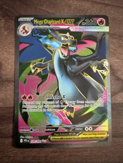 Mega Charizard X ex 109/094 - Pokemon Phantasmal Flames Card - NM/M - Image 1