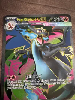 Mega Charizard X ex 109/094 - Pokemon Phantasmal Flames Card - NM/M - Image 4