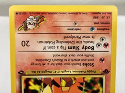 Blaine's Growlithe 62/132 Gym Challenge Pokemon Card 1st Edition - Near Mint - Image 4