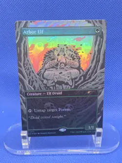 Magic the Gathering Secret Lair Drop Arbor Elf 1317 Rainbow Foil Rare NM - Image 1