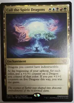 MTG Call the Spirit Dragons 0174 Tarkir: Dragonstorm M/NM Free UK P&P - Image 1
