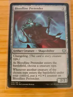 MTG Bloodline Pretender 235 Kaldheim M/NM Free UK P&P - Image 1