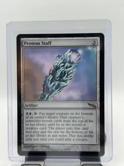 MTG, Proteus Staff $3 ORDER MIN 230 NM Mirrodin Regular - Image 1