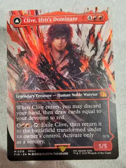 MTG: Clive, Ifrit's Dominant (0318) (Borderless) Final Fantasy Regular - Image 1