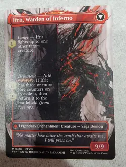 MTG: Clive, Ifrit's Dominant (0318) (Borderless) Final Fantasy Regular - Image 2