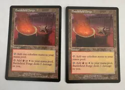 Magic The Gathering BATTLEFIELD FORGE Apocalypse X 2 Lot Of 2 Cards LAND - Image 1