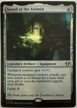 Sword of the Animist Commander Masters Foil - Image 1