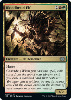 Bloodbraid Elf - Foil NM, English MTG Double Masters 2022 - Image 1