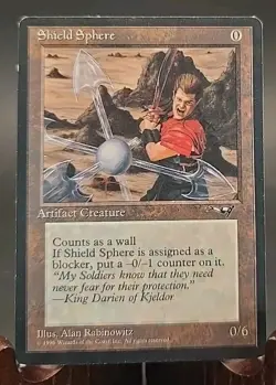 Shield Sphere Alliances MTG Regular Moderately Played - Image 1