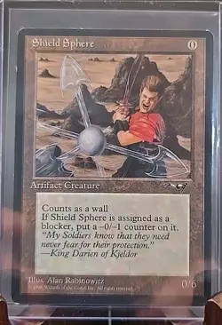Shield Sphere Alliances MTG Regular Moderately Played - Image 3