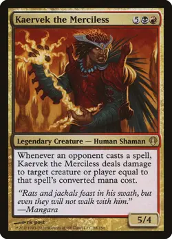 MTG Kaervek the Merciless - 88 / English / Lightly Played - Image 1