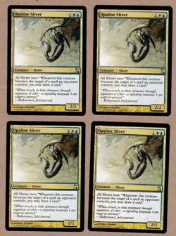 MTG 4X Opaline Sliver X4 - Time Spiral - Uncommon NM/MT - Playset - Image 1
