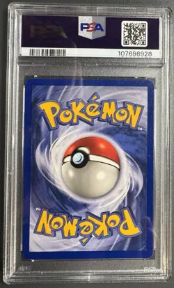 1999 Pokemon TCG Alakazam Base Set Holo Unlimited Rare Card 1/102 PSA 7 - Image 2