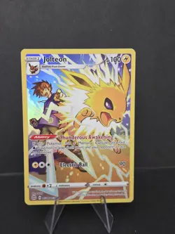Pokemon TCG Jolteon TG04/TG30 Brilliant Stars Trainer Gallery Art Rare - Image 1